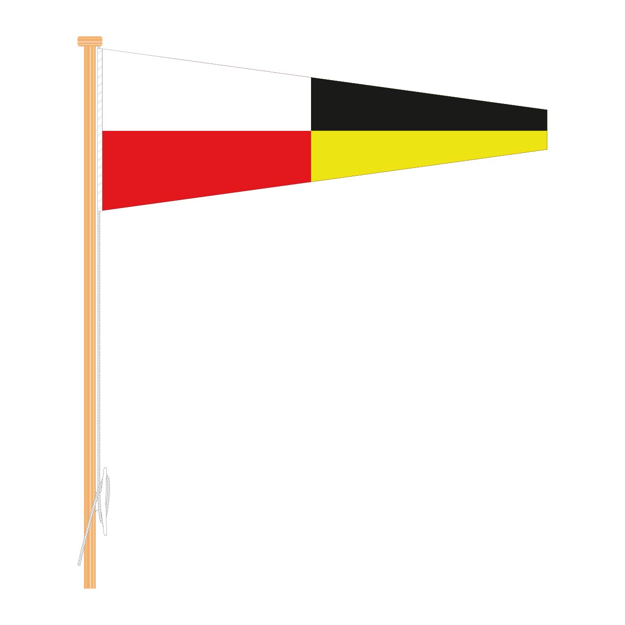Signalflagge "9" Novenine