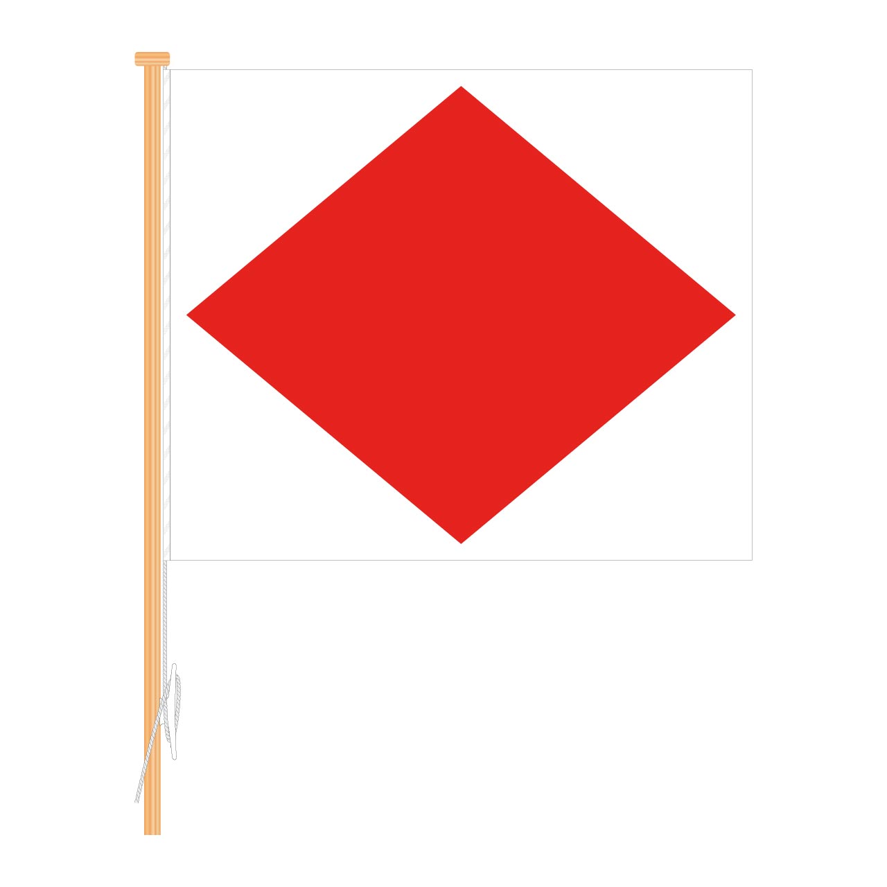 Signalflagge "F" Foxtrot
