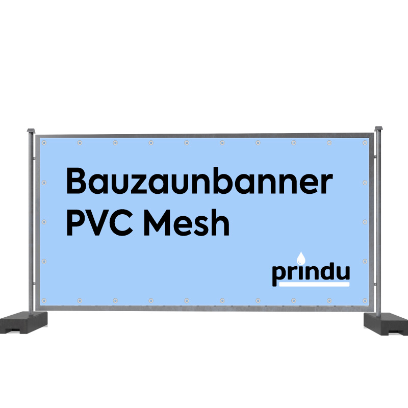 Bauzaunbanner PVC Mesh 340 x 173 cm