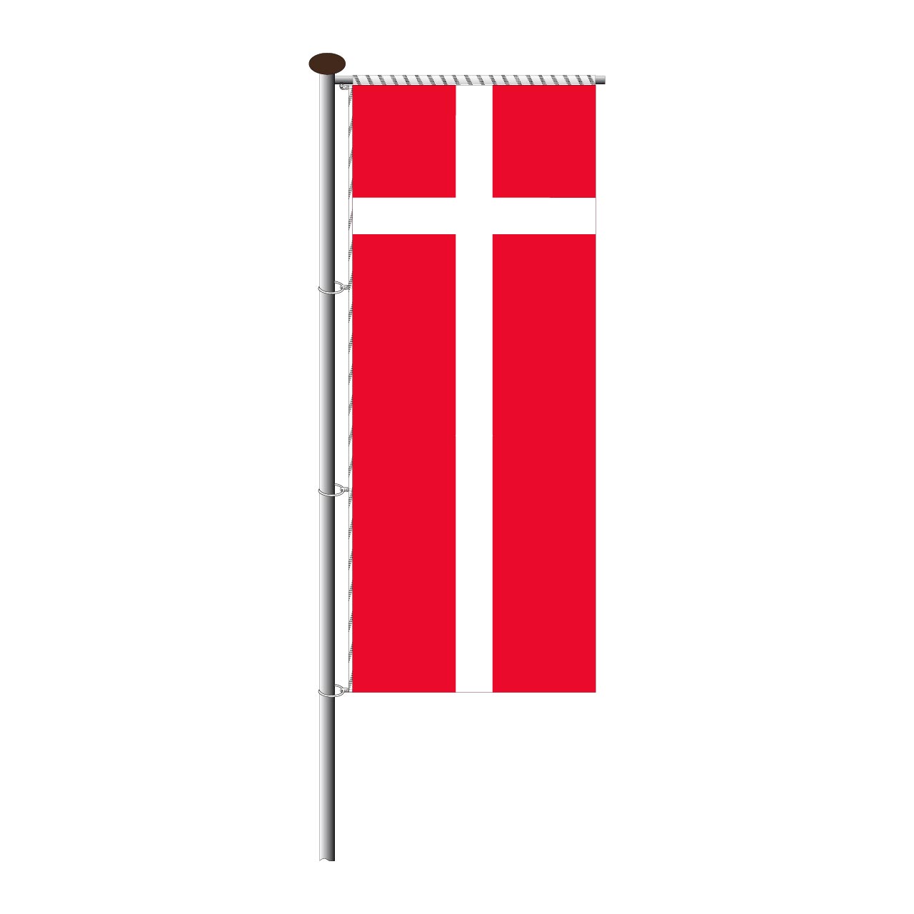 Fahne Dänemark für Auslegermast