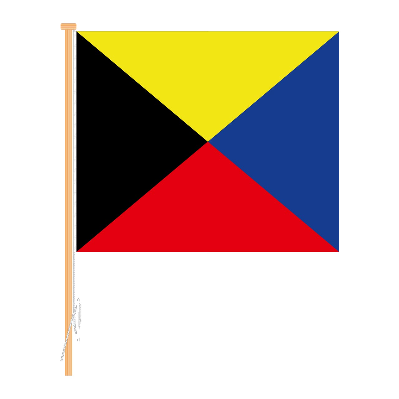 Signalflagge "Z" Zulu