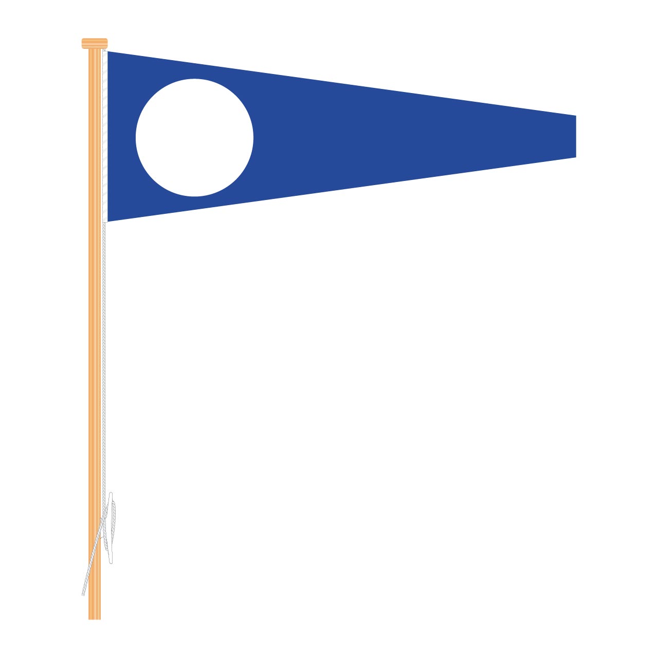 Signalflagge "2" Bissotwo