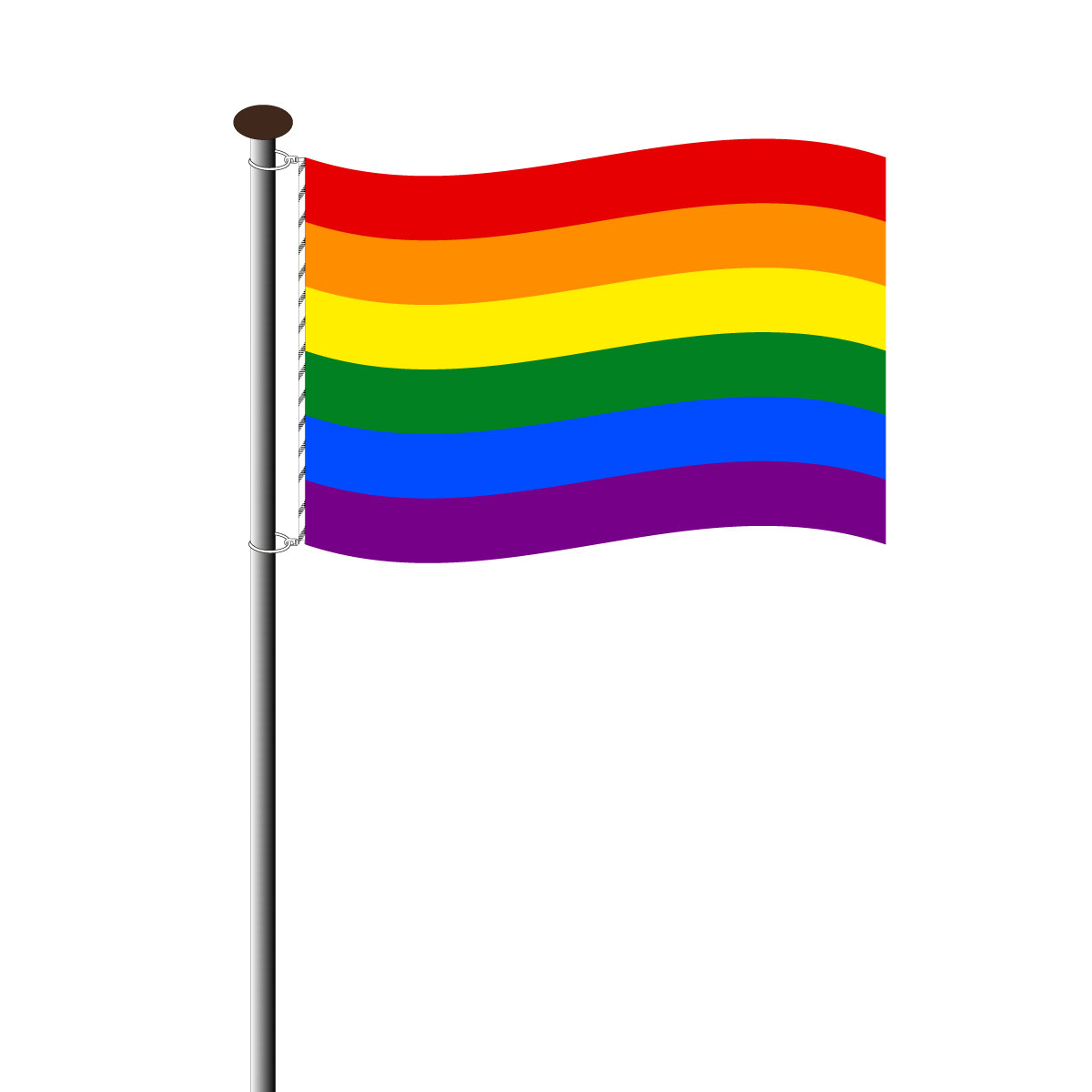 Pride Regenbogenfahne Querformat